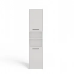 Colonna bagno salvaspazio 40x170 cm con vani a giorno bianco opaco CBT8