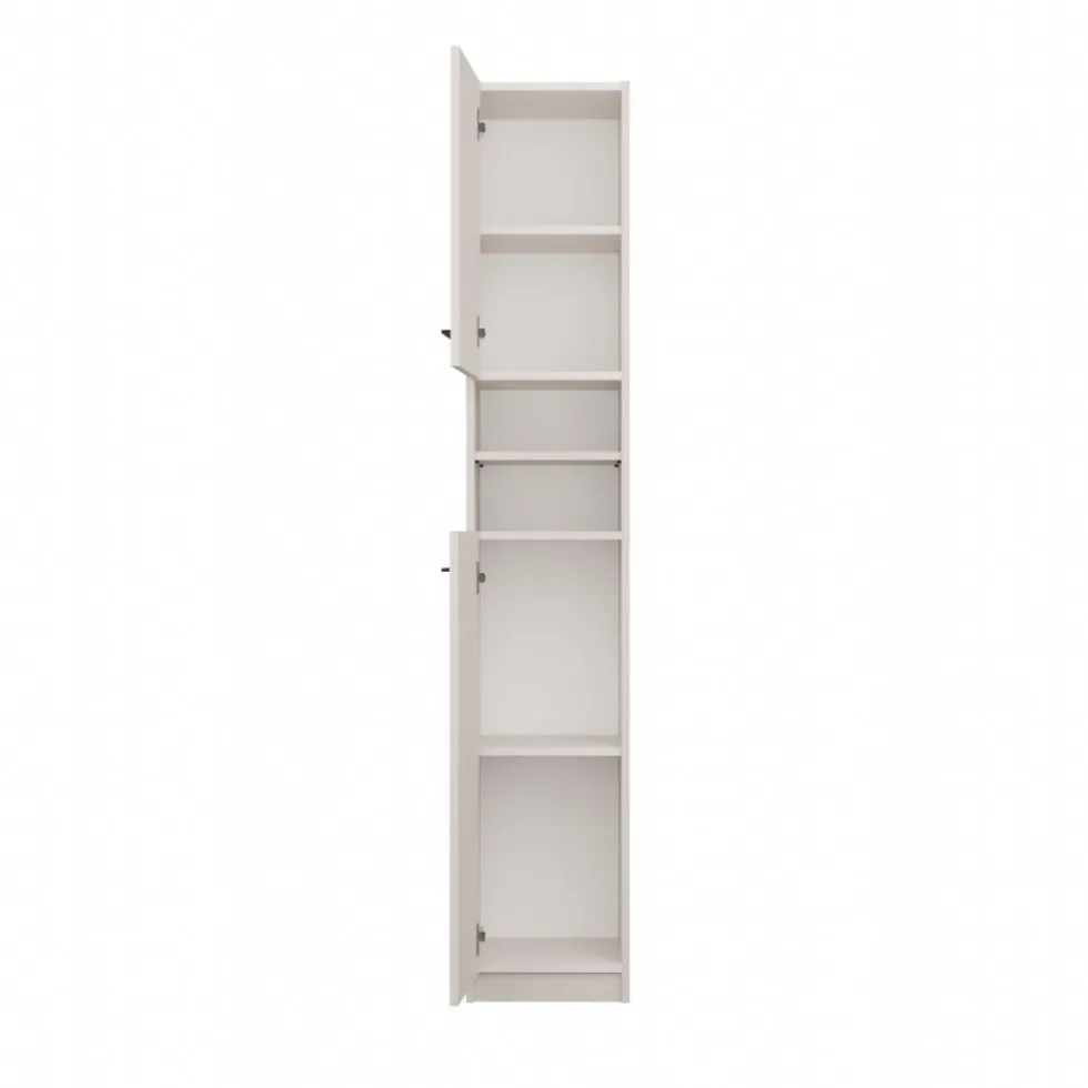 Colonna bagno salvaspazio 32x180 cm con 2 ante beige cashmere CBT1