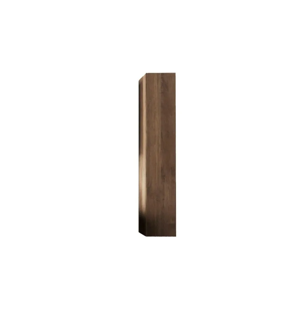 Colonna bagno sospesa 25x138 cm marrone con 4 ripiani COL1