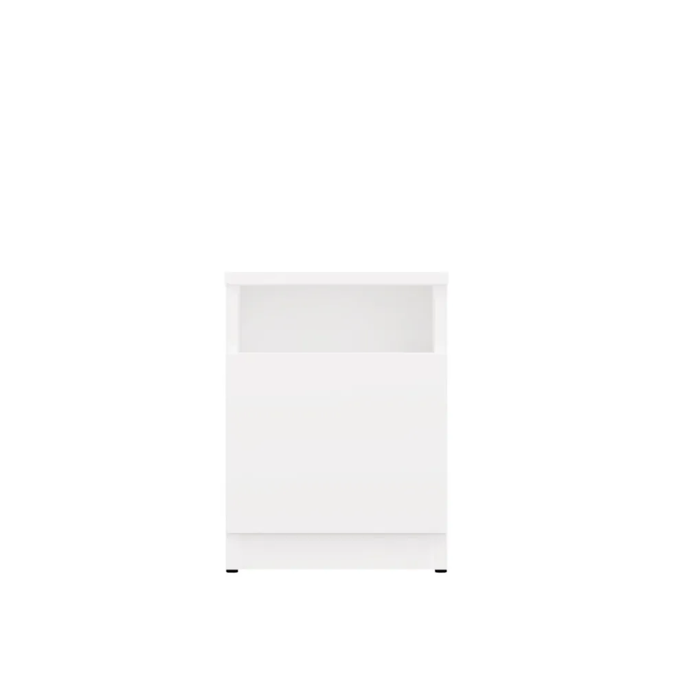 Comodino moderno 30x40 cm con anta bianco COT4