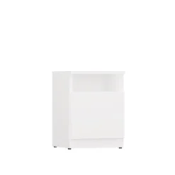 Comodino moderno 30x40 cm con anta bianco COT4