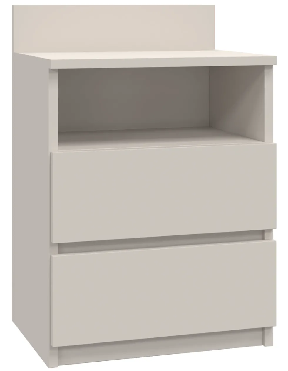 Comodino 40x59 cm con cassetti beige cashmere COT6