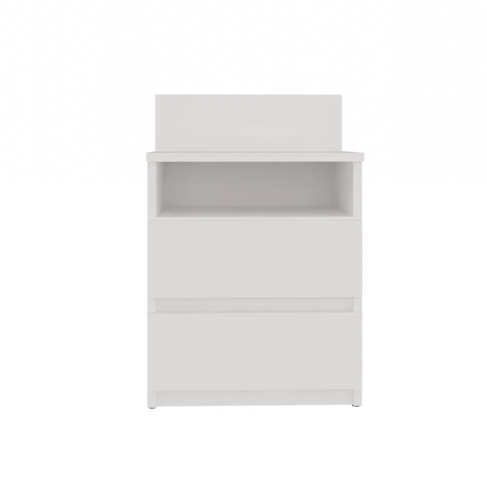 Comodino 40x59 cm con cassetti bianco COT6