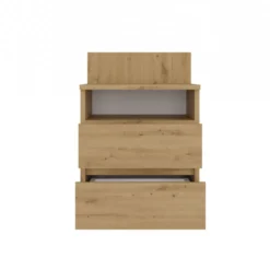Comodino 40x59 cm con cassetti rovere COT6