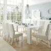Consolle allungabile moderna made in Italy 46x78x90 cm bianco lucido CL2
