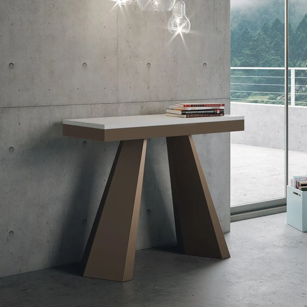 Consolle allungabile moderna 90x40 cm Made in Italy DMT EVOLUTION