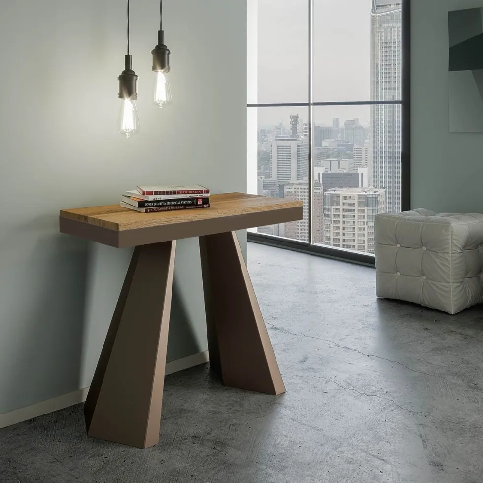 Consolle allungabile moderna 90x40 cm Made in Italy DMT EVOLUTION