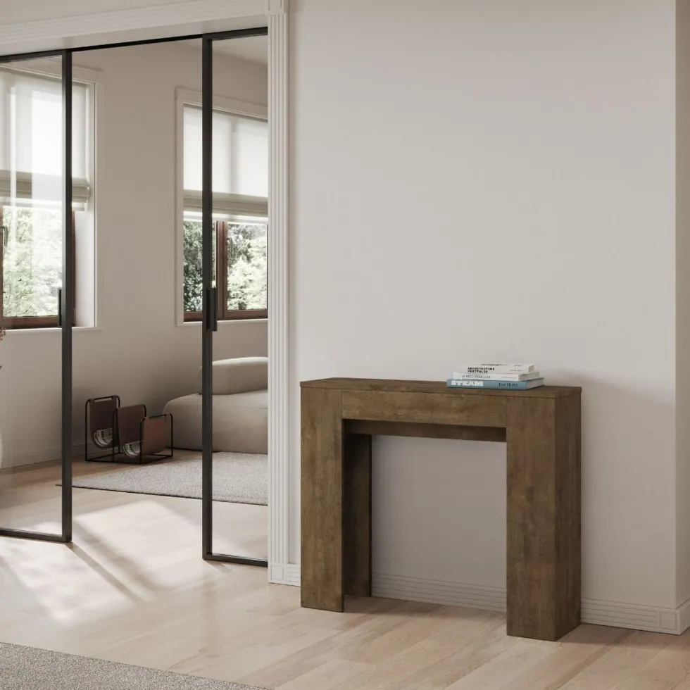 Consolle allungabile moderna 90x25/181 cm SLCK