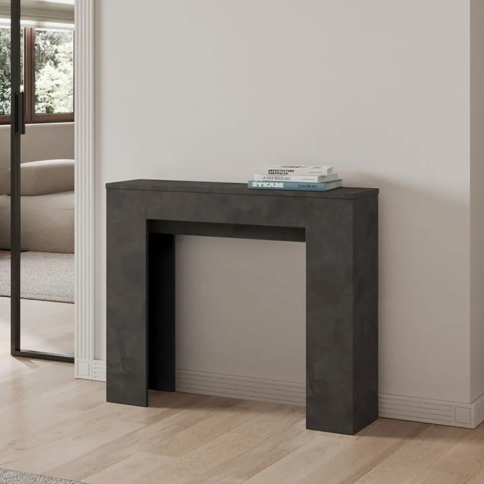 Consolle allungabile moderna 90x25/181 cm SLCK