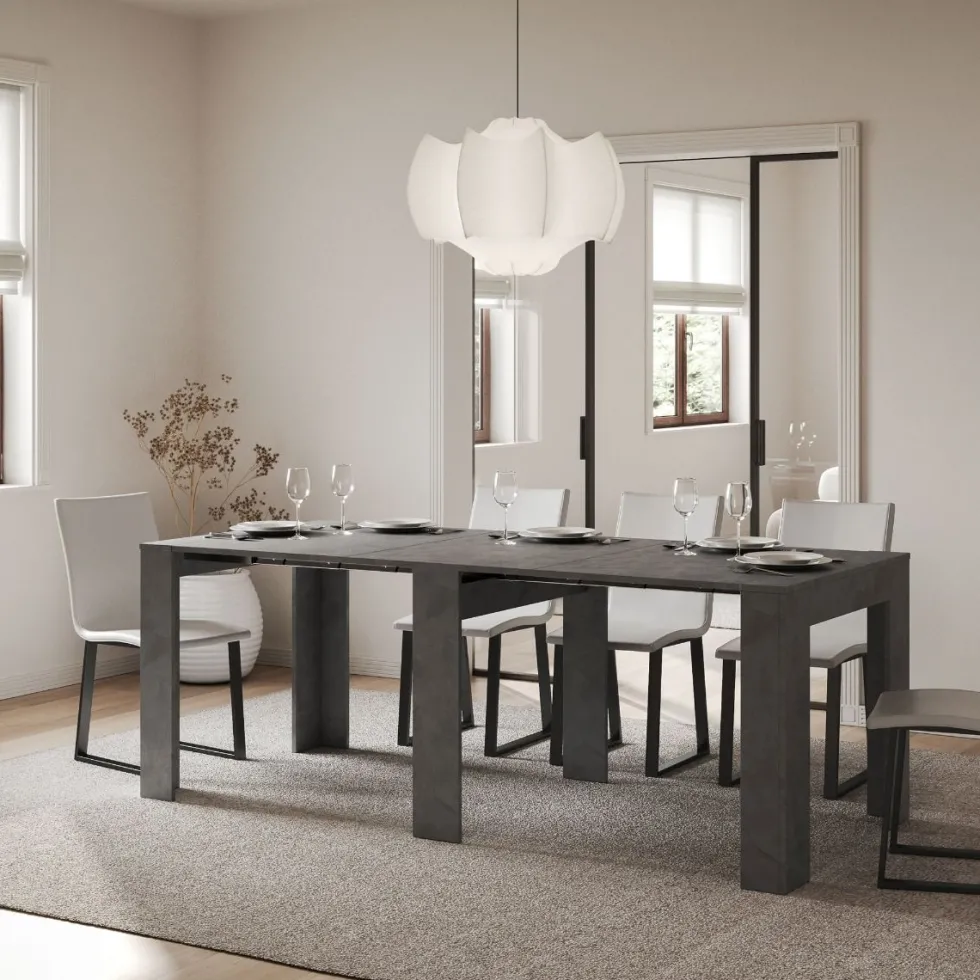 Consolle allungabile moderna 90x25/181 cm SLCK