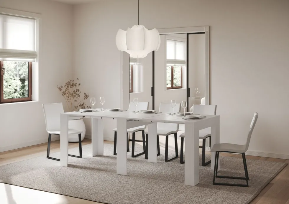 Consolle allungabile moderna 90x25/181 cm SLCK