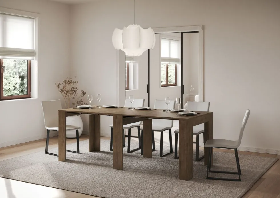 Consolle allungabile moderna 90x25/181 cm SLCK
