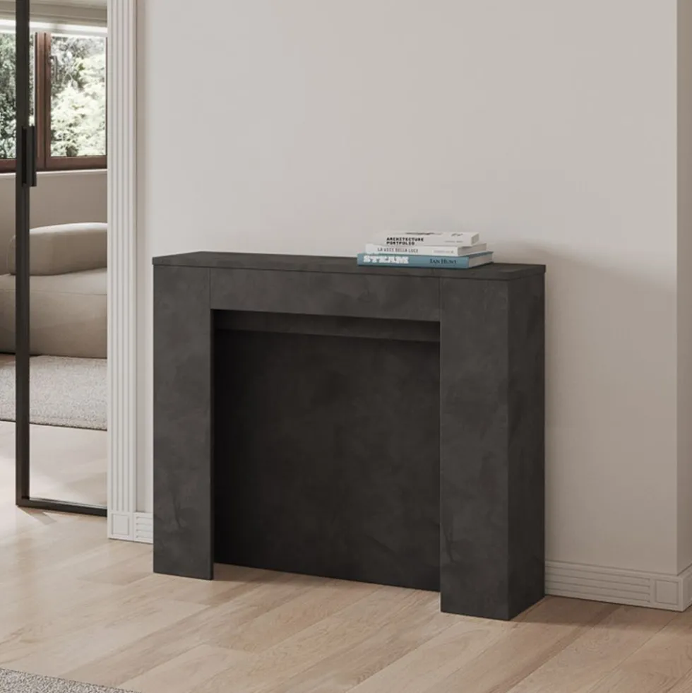 Consolle moderna allungabile Made in Italy 90x25/211 cm KB