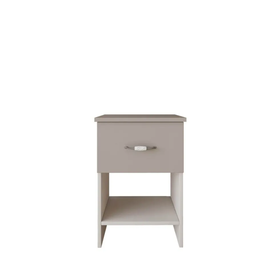 Coppia di comodini beige in stile classico 40x58 cm CMI1