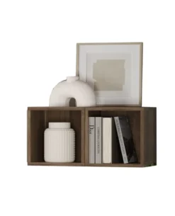 Coppia di cubi pensili 28x29 cm rovere scuro MML3