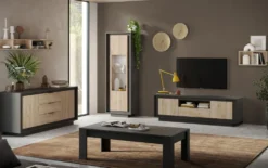 Coppia di cubi pensili 28x29 cm rovere chiaro MML3