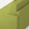 Divano 158x85cm design a due posti con tessuto idrorepellente verde DI24