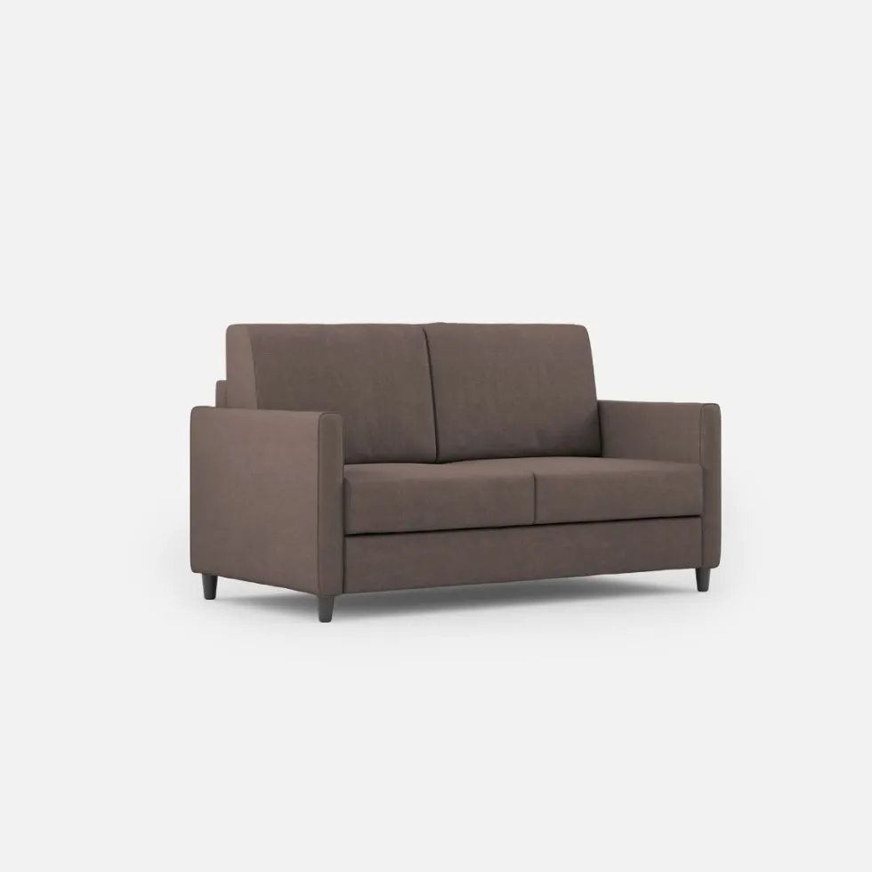 Divano 158x85cm design a due posti con tessuto idrorepellente talpa DI24
