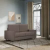Divano 148x85cm design a due posti con bracciolo squadrato idrorepellente talpa DI12