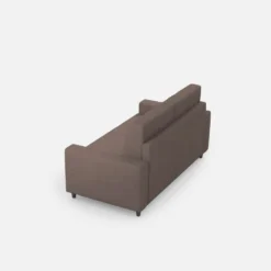 Divano 148x85cm design a due posti con bracciolo squadrato idrorepellente talpa DI12