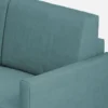 Divano 138x85cm design a due posti da salotto idrorepellente blu petrolio DI23