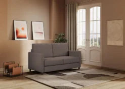 Divano 138x85cm design a due posti da salotto idrorepellente talpa DI23