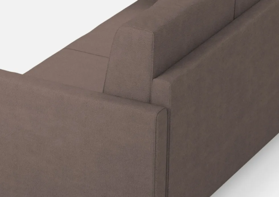 Divano 138x85cm design a due posti da salotto idrorepellente talpa DI23
