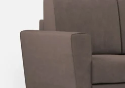 Divano 152x85cm design a due posti piccolo con pouf e stoffa idrorepellente talpa DI37