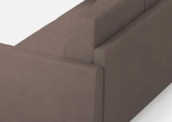 Divano 198x85cm design a tre posti tessuto idrorepellente talpa DI25