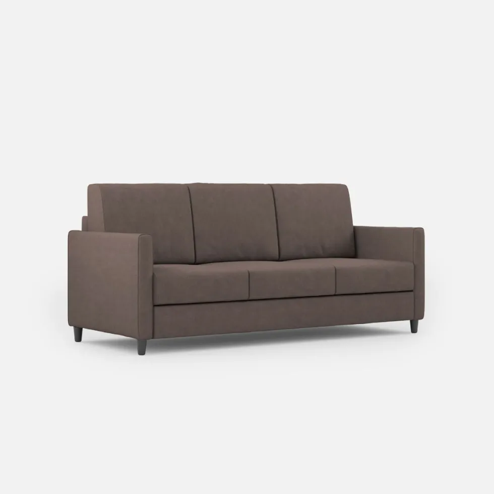 Divano 198x85cm design a tre posti tessuto idrorepellente talpa DI25