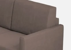 Divano 198x85cm design a tre posti tessuto idrorepellente talpa DI25