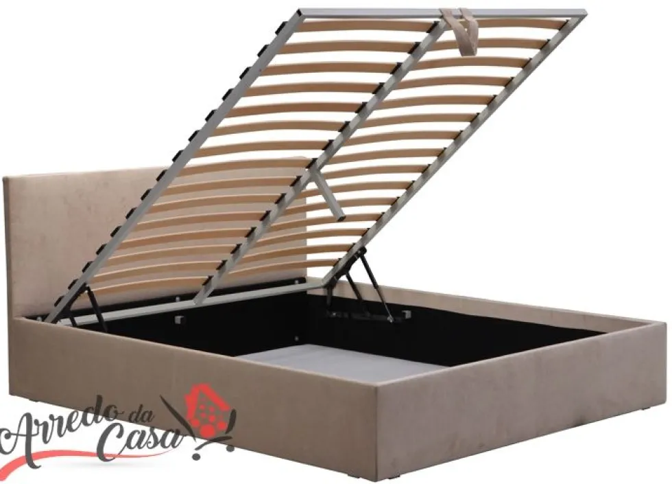 KIT SISTEMA SOLLEVAMENTO LETTO PER LETTO CONTENITORE DOPPIO O SINGOLO MOLLE A GAS