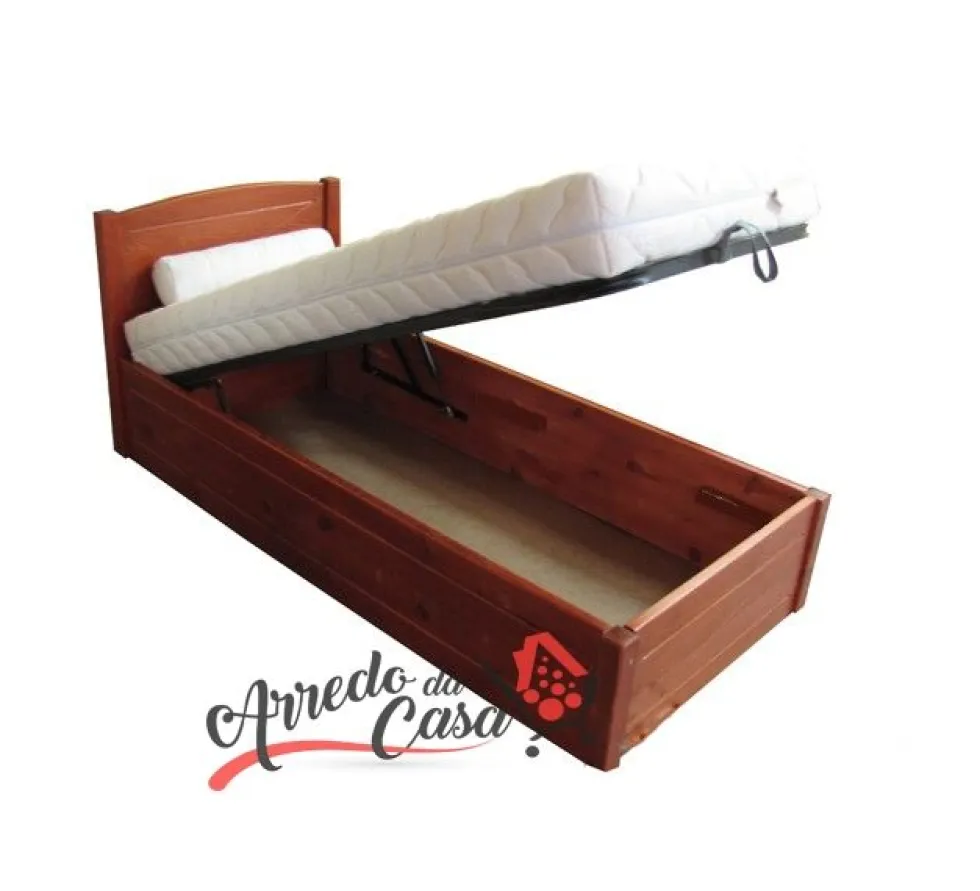 KIT SISTEMA SOLLEVAMENTO LETTO PER LETTO CONTENITORE DOPPIO O SINGOLO MOLLE A GAS