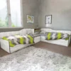 Letti singoli a contenitore con baule bianco legno 90x200 LI40