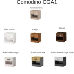 Letti singoli angolari bianco lucido LG8