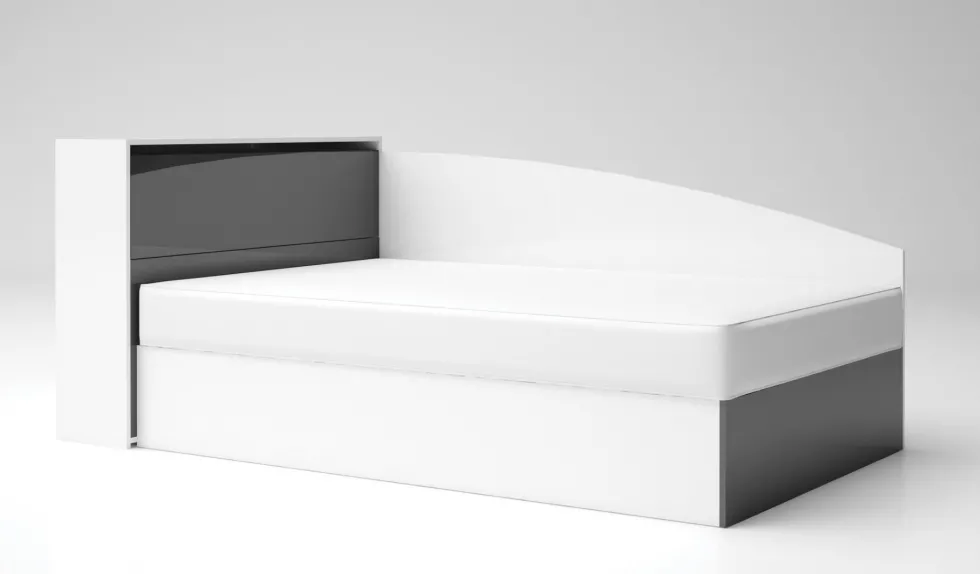 Letto ad angolo contenitore in diversi colori LG56