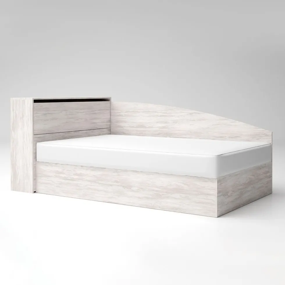 Letto ad angolo contenitore in diversi colori LG56