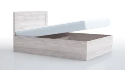 Letto alla francese 140x200 bianco legno LG59
