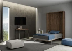 Letto a scomparsa una piazza e mezzo KNT7
