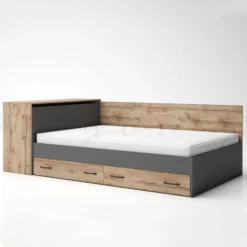 Letto a una piazza e mezza 120x190 contenitore LG3
