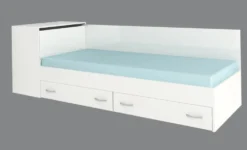 Letto a una piazza e mezza 120x190 contenitore LG3