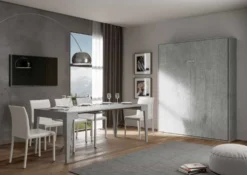 Letto matrimoniale a scomparsa KNT23