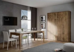 Letto matrimoniale a scomparsa KNT23