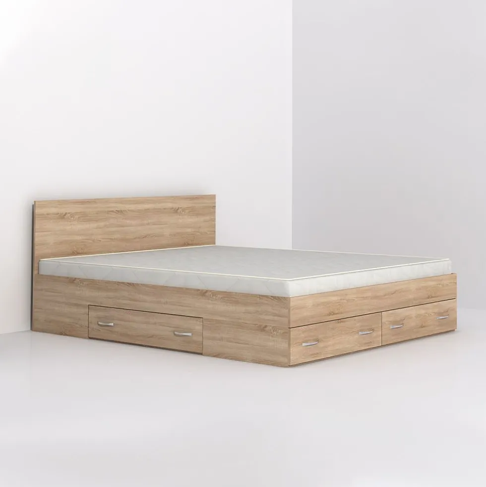 Letto matrimoniale con contenitore LG12