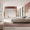 Letto matrimoniale contenitore 160X200cm beige LLK6