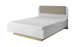 Letto matrimoniale contenitore 160X200cm bianco lucido LLK1
