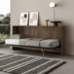 Letto singolo a scomparsa in più colori KNDO2