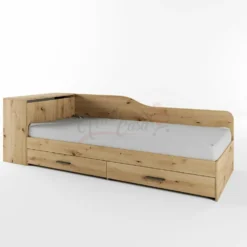 Letto singolo con due cassetti 82x190 LI 2005