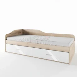 Letto singolo 90x200 con cassetti LI11