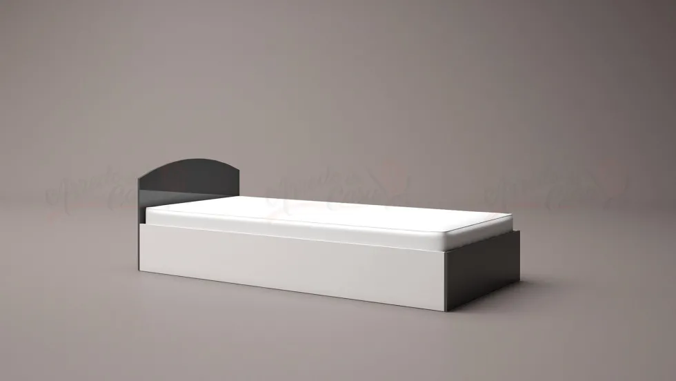 Letto singolo 90x200 con contenitore LG10